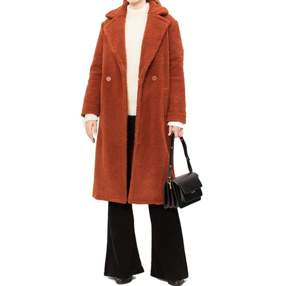 **SOLD** ✨MAJE Gourson Teddy Coat - Picture 4 of 6